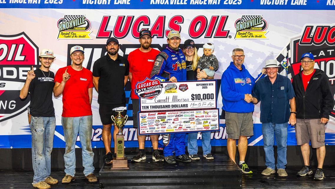 Knoxville Raceway (Knoxville, IA) – Lucas Oil Late Model Dirt Series – Knoxville Nationals – September 18th-20th, 2025. (Heath Lawson Photo)