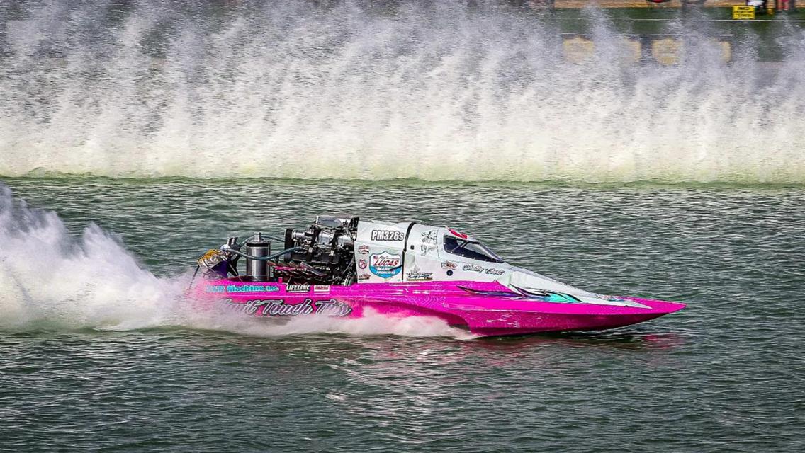 Willing role model Shelby Ebert excited about return of drag boats to Lake Lucas