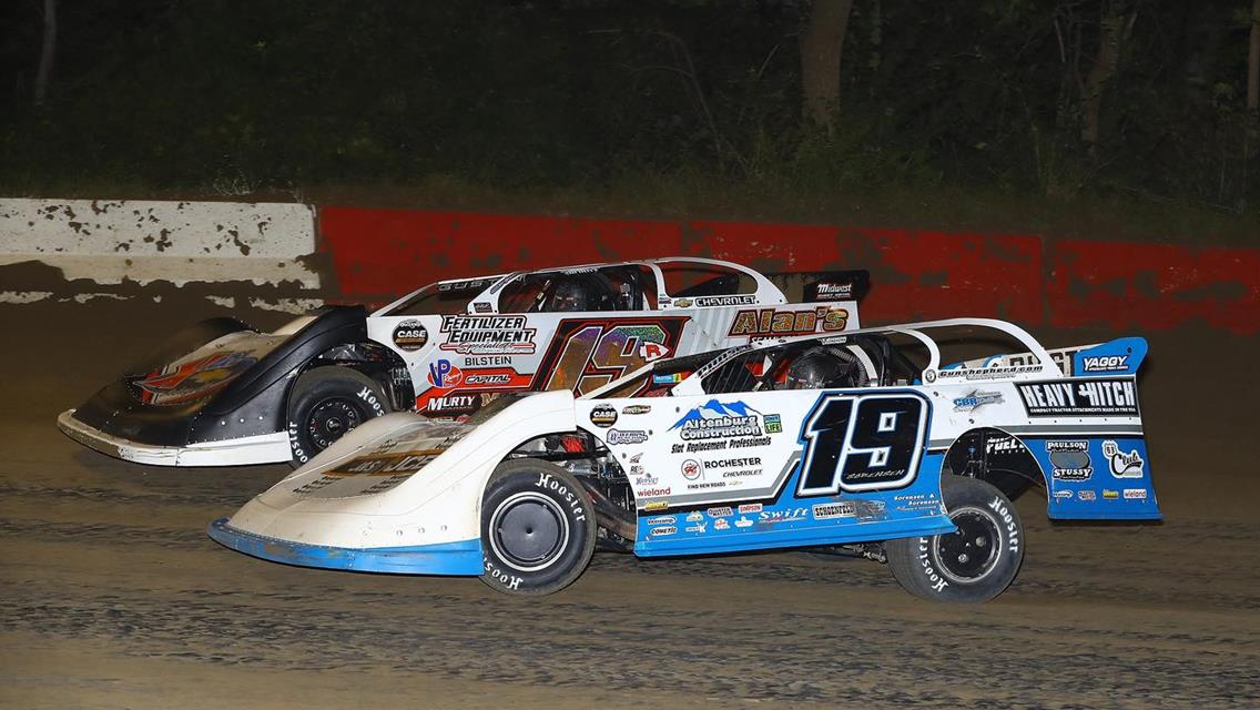 Highland Speedway (Highland, IL) – World of Outlaws – Beat the Heat 40 – August 14th, 2024. (Mike Ruefer Photo)