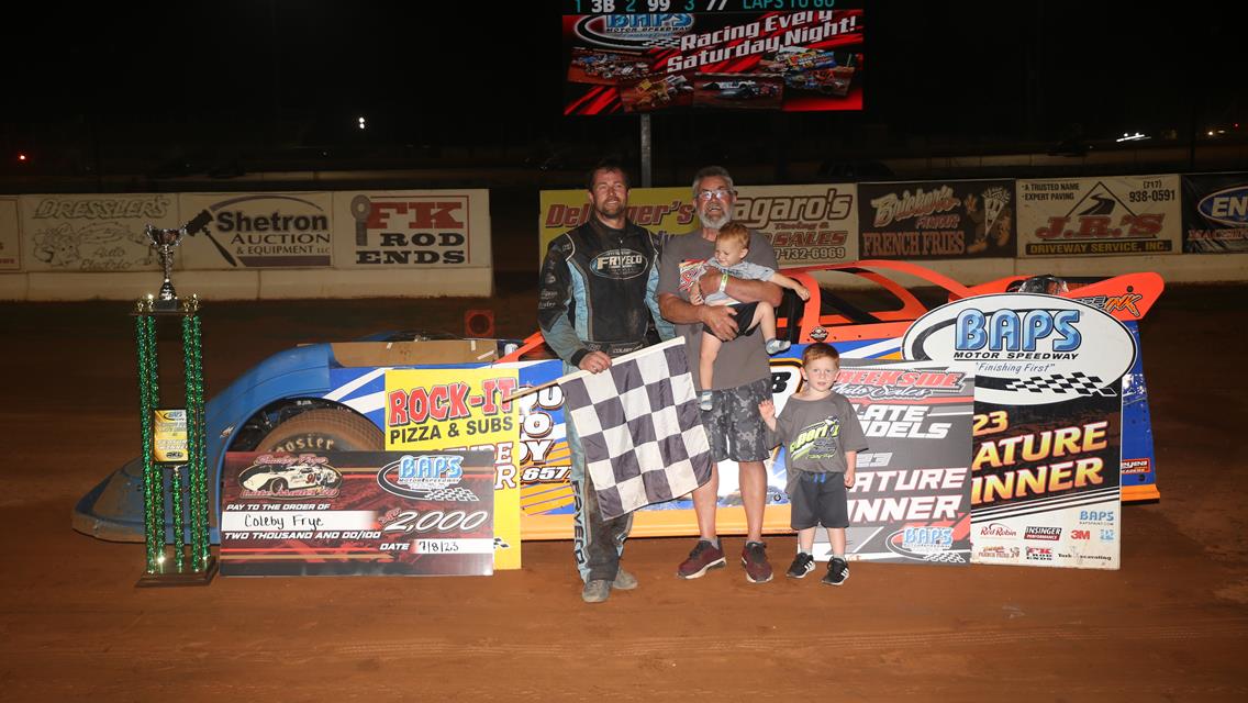 Coleby Frye Races to Smokey Frye Late Model 50 Victory at BAPS