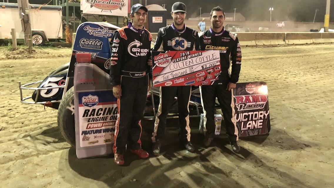 COTTLE CLAIMS FIRST-CAREER WAR VICTORY WITH WILDCARD WIN AT CHAMPAIGN