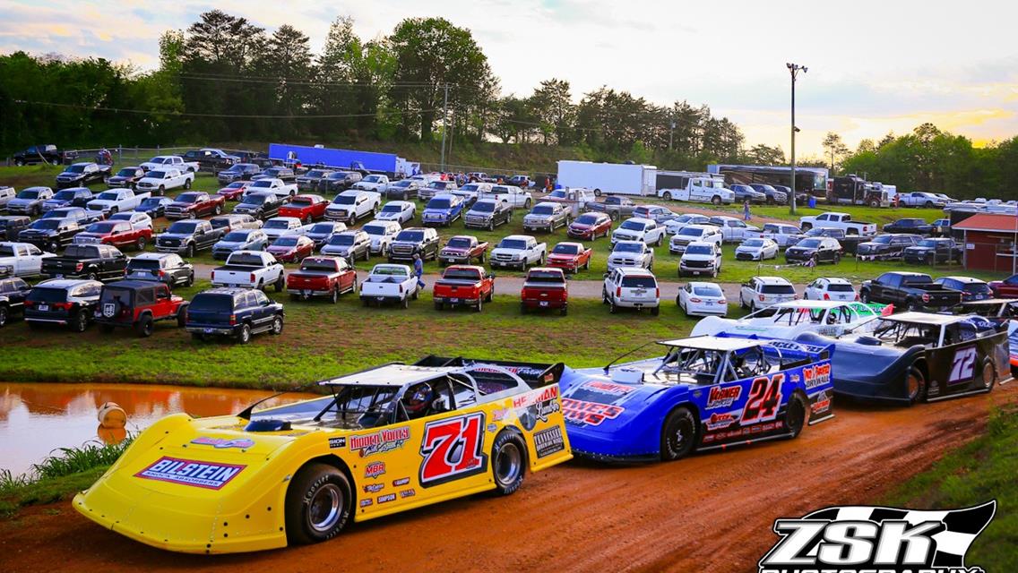 Smoky Mountain Speedway (Maryville, TN) – Steel Block Bandits Dirt Late Model Challenge – Rockin&#39; With The Stars – April 22nd, 2023 (ZSK Photography)