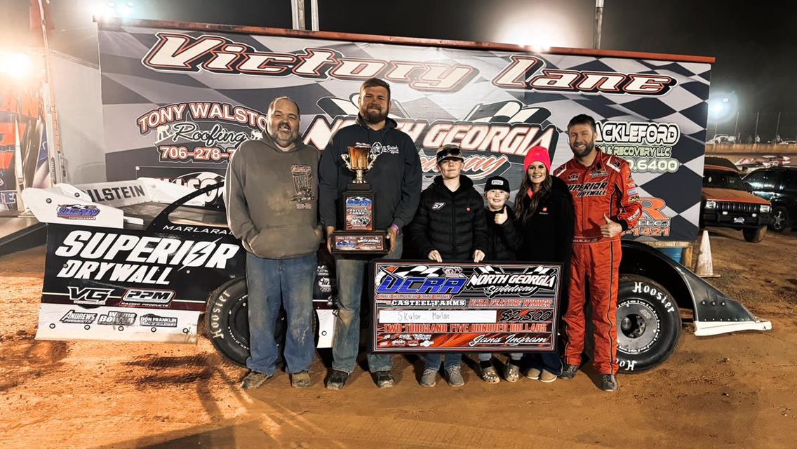 Skylar Marlar bested the UCRA competition at North Georgia Speedway (Chatsworth, Ga.) on Saturday, April 12.