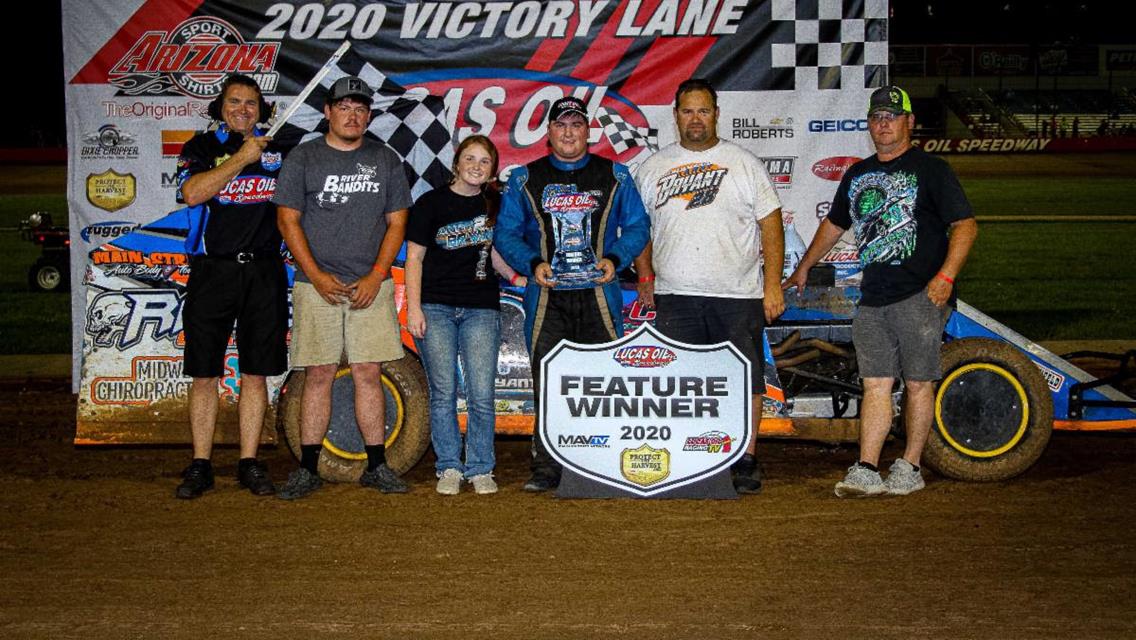 Bryant holds off Jackson for B-Mod triumph at Lucas Oil Speedway