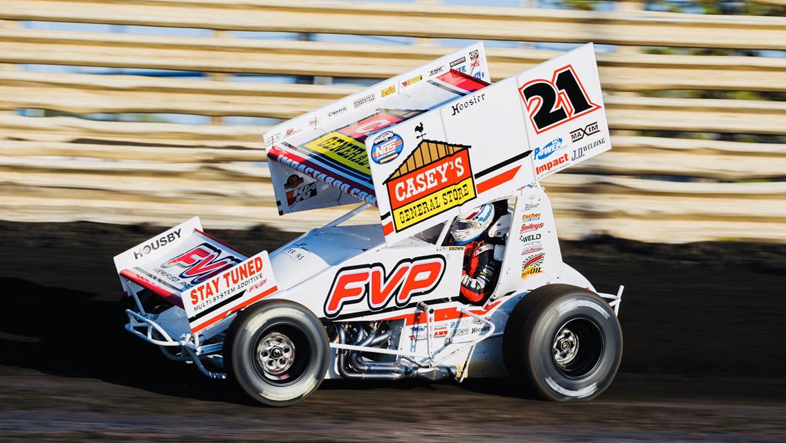 Brian Brown Garners Two Top Fives During Double Duty at Knoxville Raceway