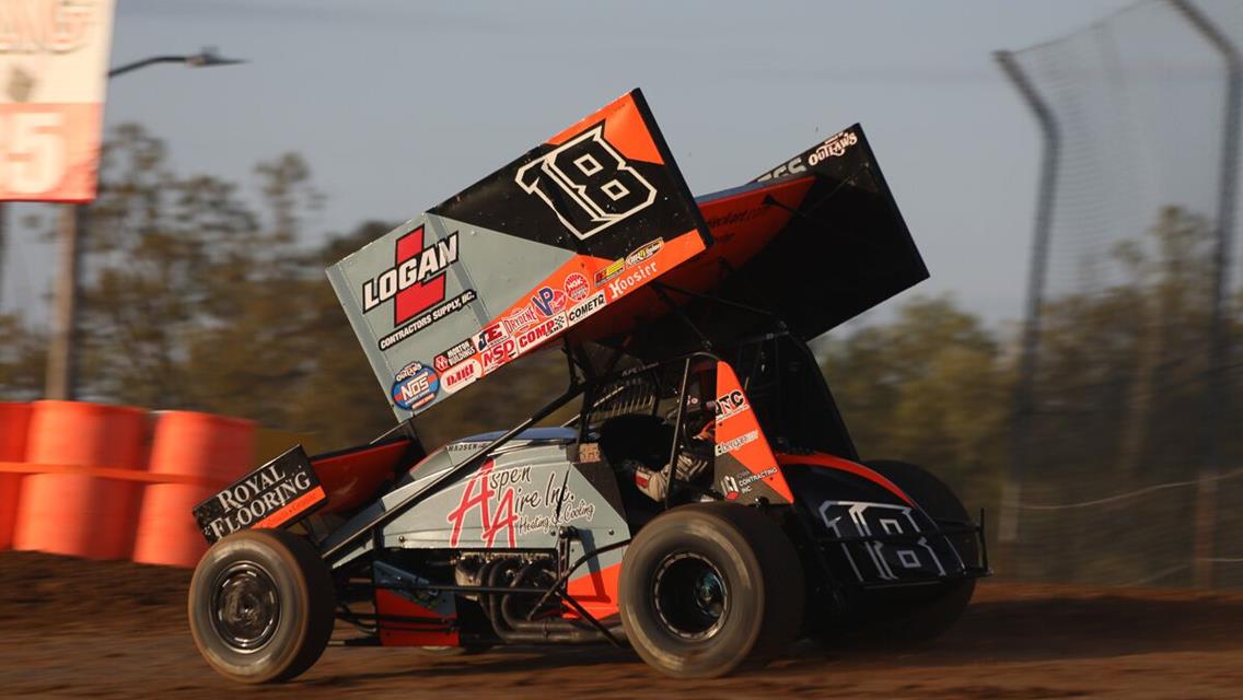 Ian Madsen Eighth During Soggy Weekend with the World of Outlaws