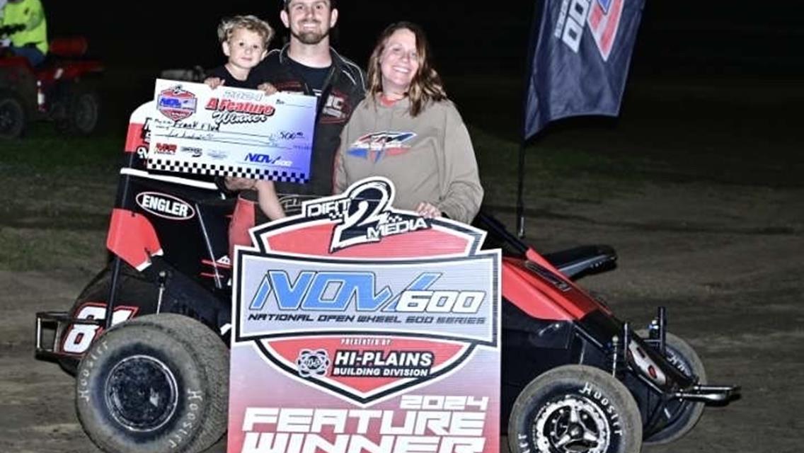 Flud Doubles and Weger Wins Wednesday’s Sooner 600 Week Opener at Creek County Speedway with NOW600 National!