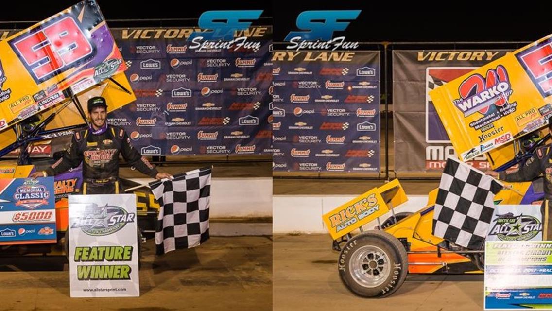 Twice is Nice; Ryan Smith sweeps Double Down at Mansfield Motor Speedway