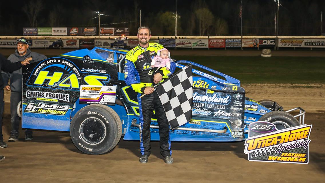 Utica Rome Speedway beats the rain Friday night 4/25!