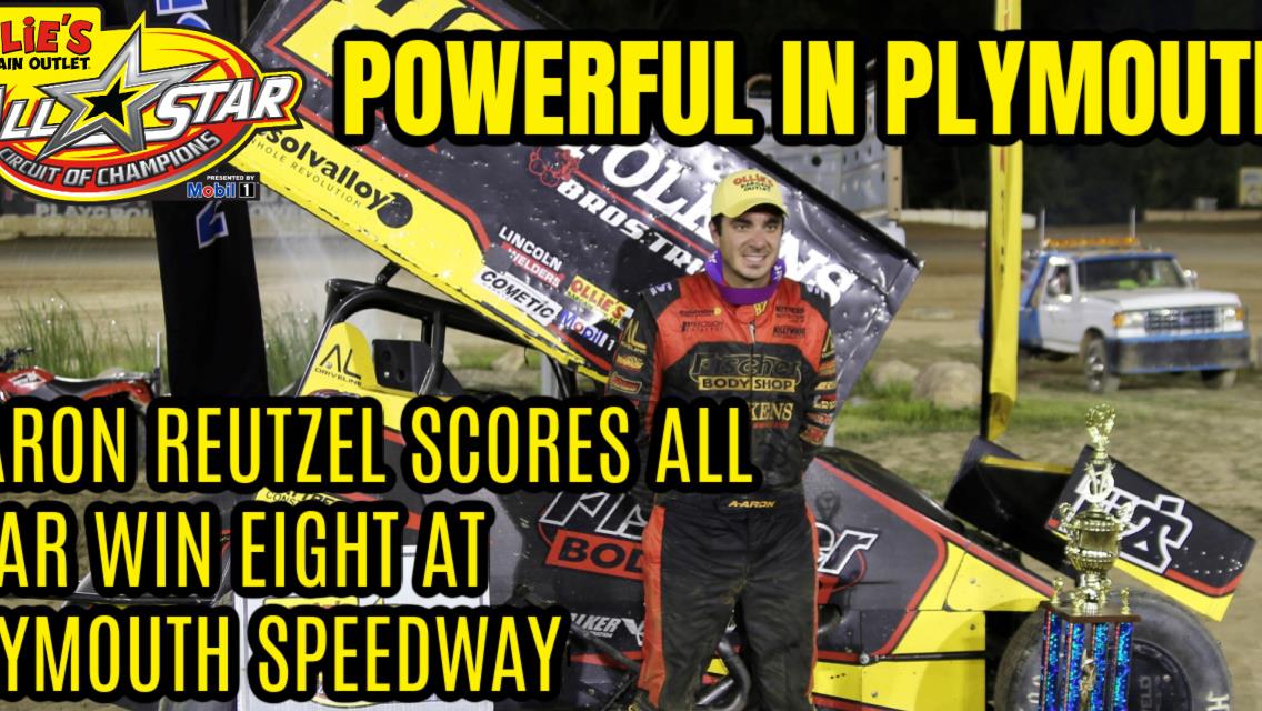 Aaron Reutzel snaps All Star win drought with convincing victory at Plymouth Speedway