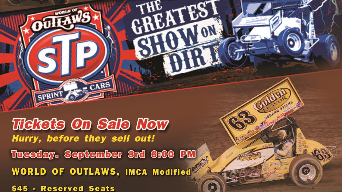WORLD OF OUTLAWS AT WILLAMETTE SPEEDWAY REMINDER