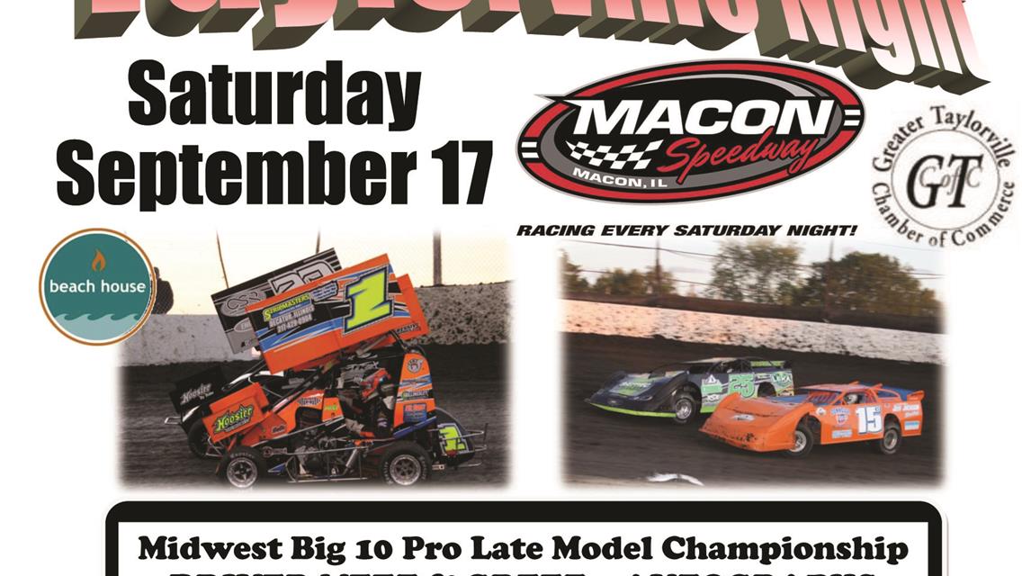 IT IS RACE DAY AT Macon Speedway!
