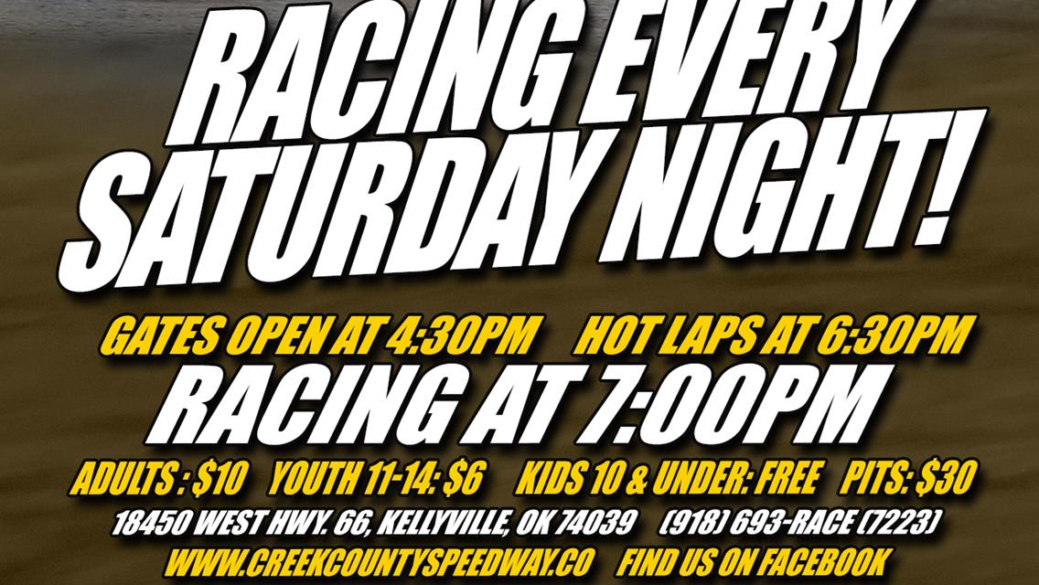 Creek County Speedway Returns This Saturday With Randy Wheeler Memorial