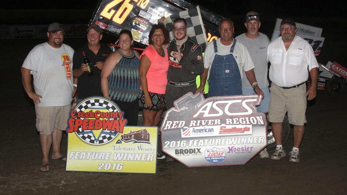 Fred Mattox Breaks Through With ASCS Red River At Creek County Speedway