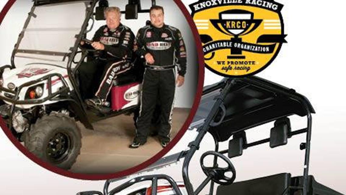 Knoxville Racing Charitable Organization  to Raffle a Steve Kinser Bad Boy Buggy