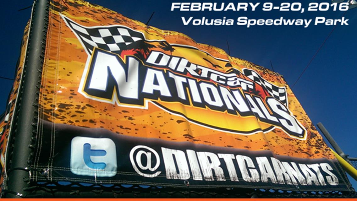 DIRTcar Nationals Volusia Speedway Park February 9-20 ON SALE NOW