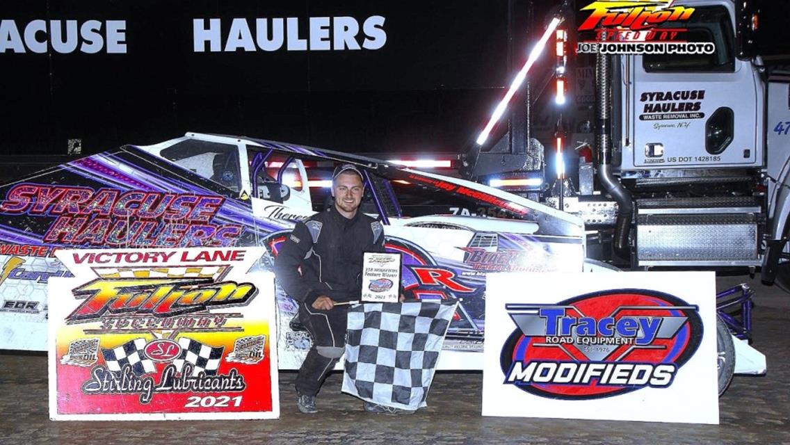 Ron Davis III The Class of The Modified Field at The Fulton Speedway on Three Wide Night