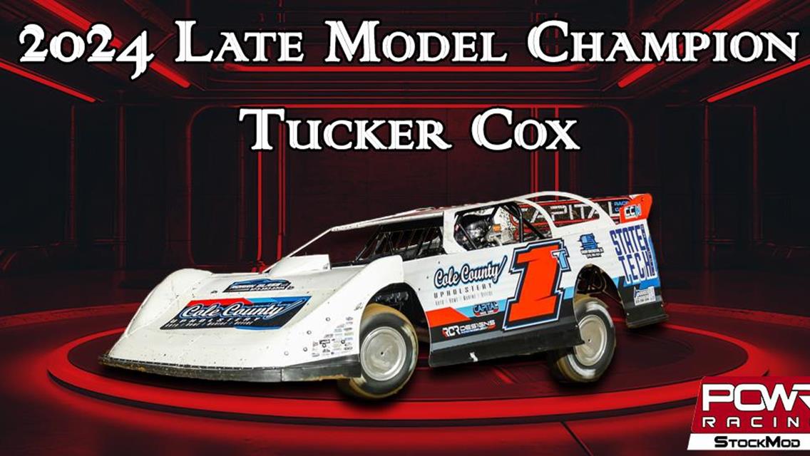 Tucker Cox Captures Hermitage Lumber POWRi Late Model Divisional Title