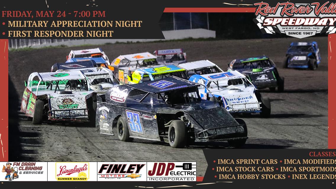 NEXT RACE: Friday, May 24 - Military Appreciation | First Responder Night
