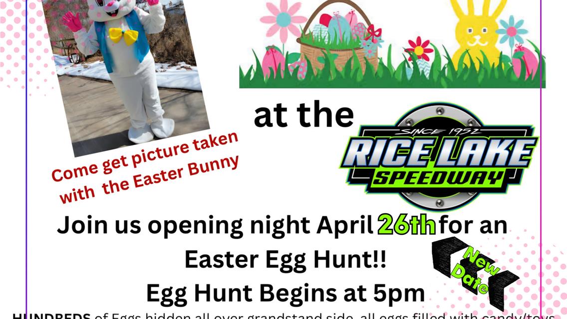 Easter Egg Hunt Rescheduled To April 26th