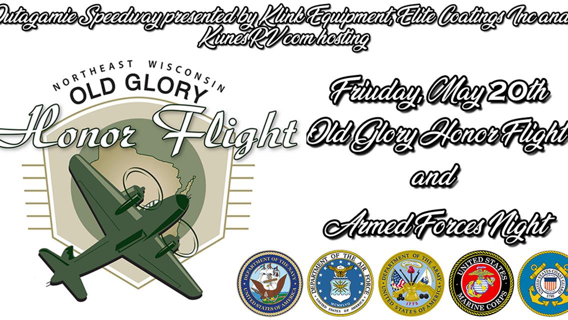 OLD GLORY HONOR FLIGHT &amp; ARMED FORCES Night at the Races
