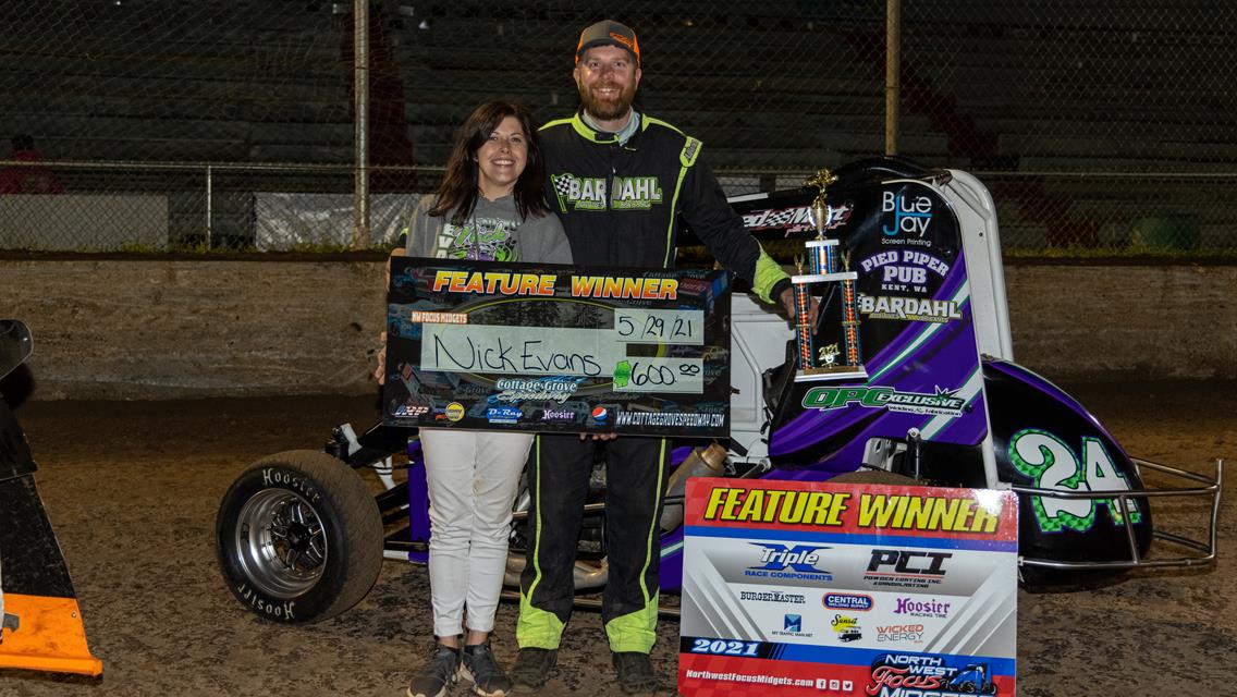 Thompson, Evans, James, Donofrio, And D. Comer Capture May 29th Wins At CGS