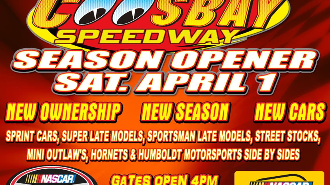 NASCAR Season Opener Saturday, April 1st