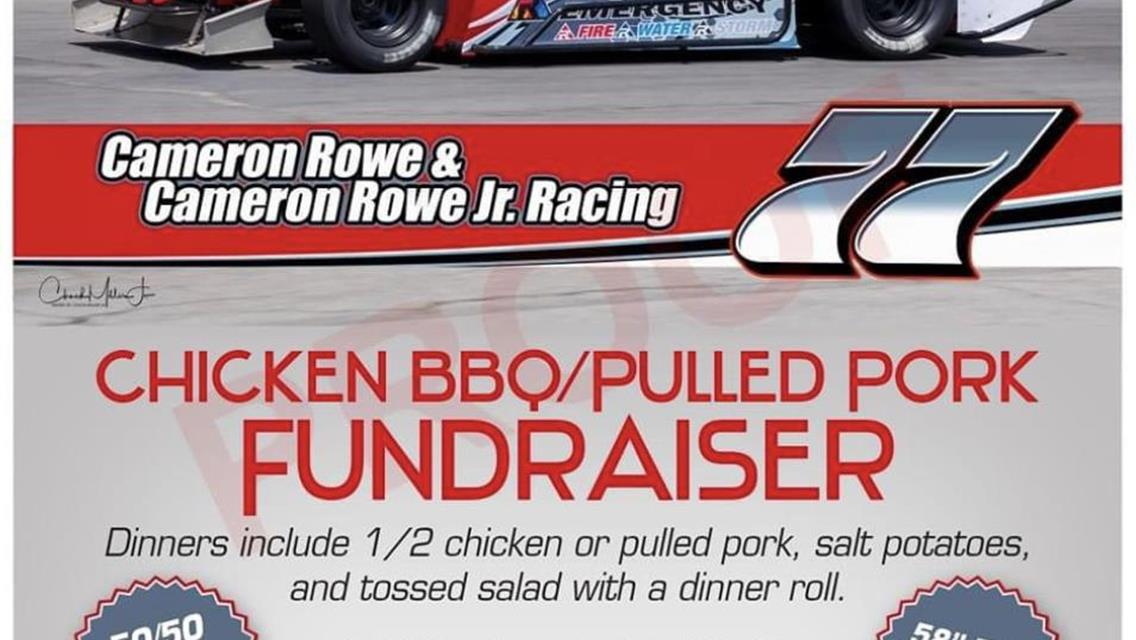 Cameron Rowe &amp; Cameron Rowe Jr. Racing Host Chicken BBQ / Pulled Pork Fundraiser at Lighthouse Lanes This Sunday, April 14