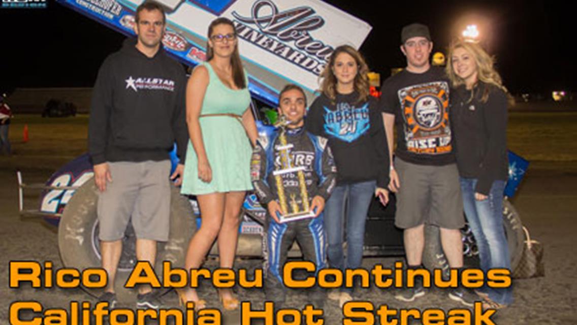 Rico Abreu Continues California Hot Streak