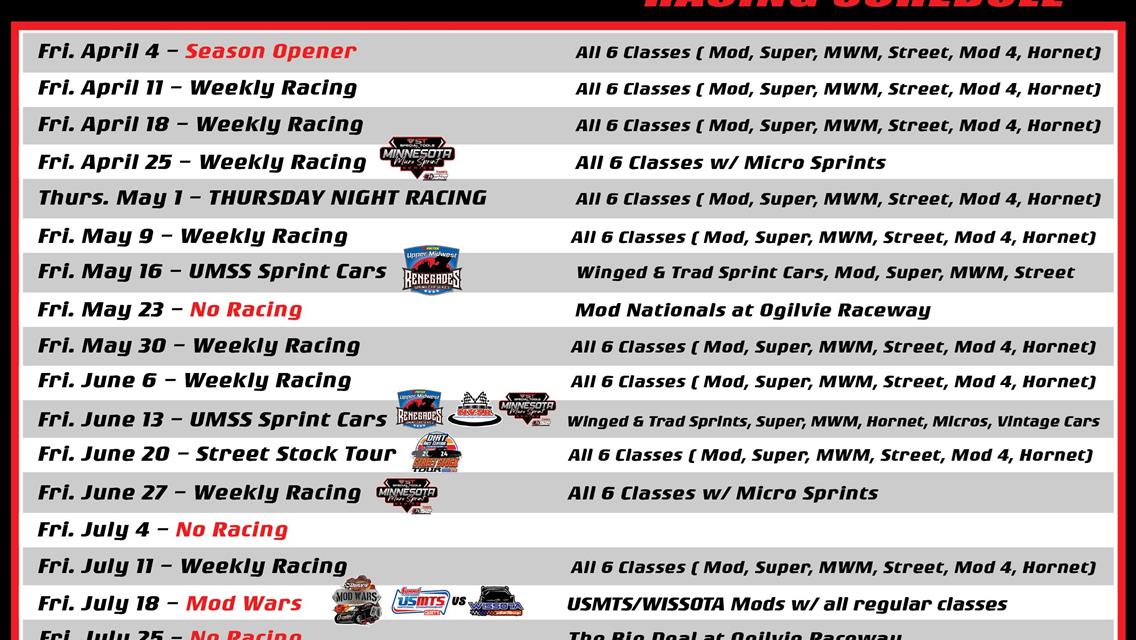 Princeton Speedway Announces Exciting 2025 Racing Schedule