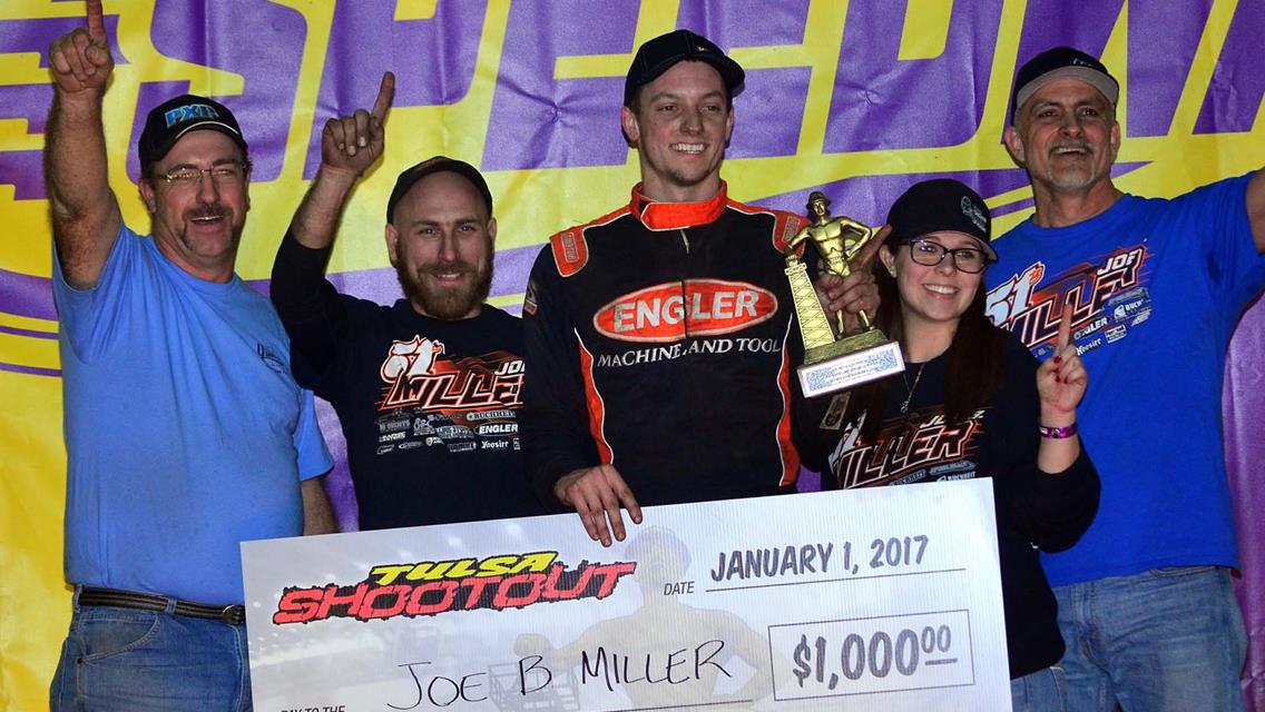 Joe B. Miller From Last To Win the 32nd Speedway Motors Tulsa Shootout!