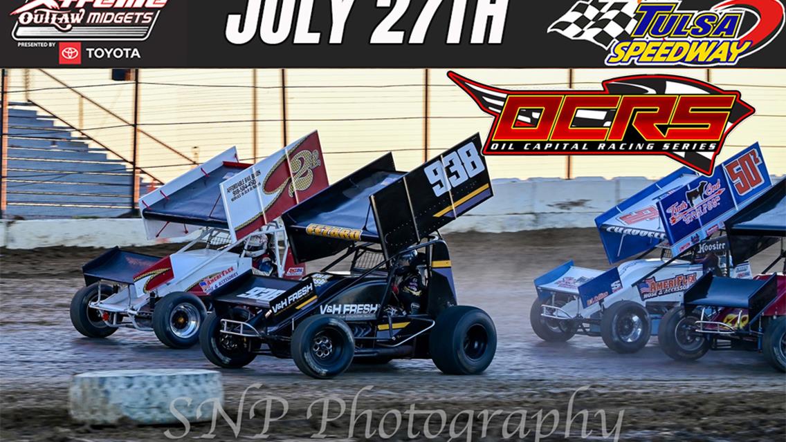 OCRS brings Sprint Series to Tulsa Speedway Saturday July 27th!