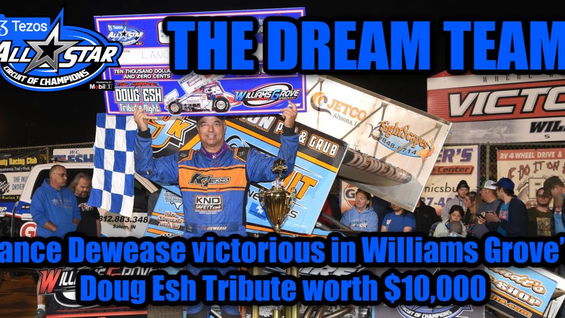 Lance Dewease victorious in Williams Grove’s Doug Esh Tribute worth $10,000