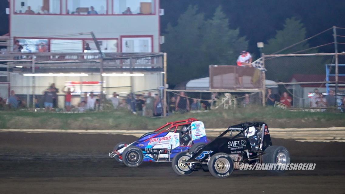 It&#39;s Kyle Clark At The Line For USL Score At Creek County Speedway!