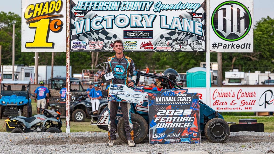 Brant Woods Battles to NOW600 Midwest Micro Championship at Jefferson County Speedway!