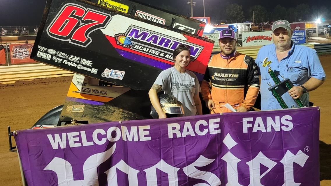 MARTIN GETS A LAST LAP GIFT FOR USCS LAVONIA, GEORGIA WIN