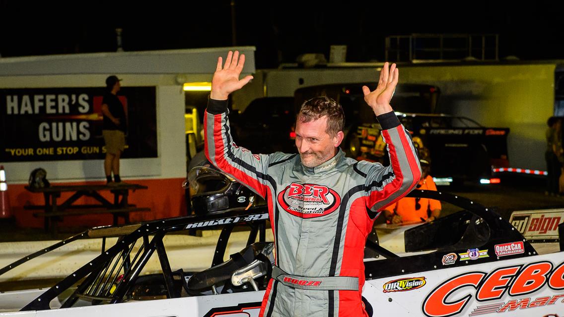 Booze Scores Last Lap LMS Thriller at Hagerstown
