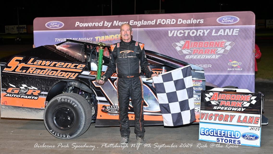 Fuller returns to victory lane at Airborne Park. Lussier nabs sixth win