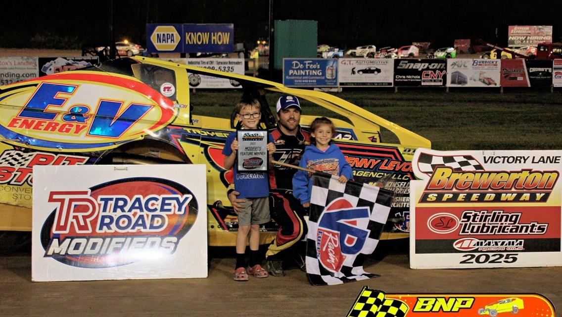 Tim Sears Jr. Brewerton Speedway Fifth Different Modified Feature Winner