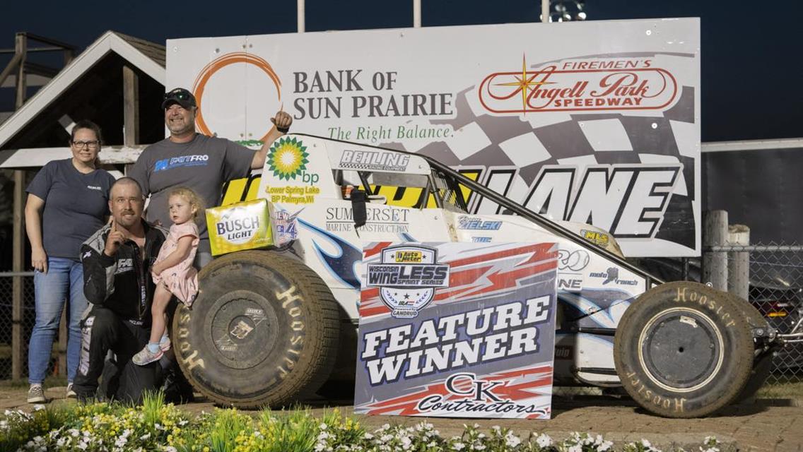 Ryan Zielski Survives Late Race Fireworks to Win at Angell Park
