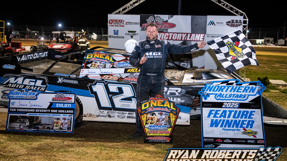 Paragon Speedway (Paragon, IN) – Nothern Allstars Late Model Series – Marvin O&#39;Neal Memorial – April 18th, 2025. (Ryan Roberts Photography)