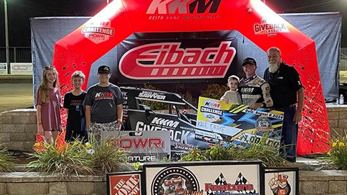 Kale Drake Drives to POWRi Non-Wing Outlaw Micro KKM Challenge Preliminary Night One Win