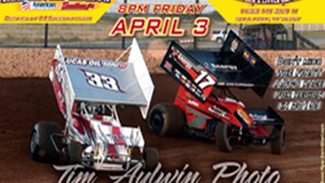 FIRST ASCS EVENT IN THE REGION at RED RIVER SPEEDWAY FRIDAY APRIL 3!