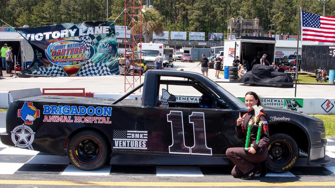Abby Jolly scores first Carteret win in showdown between spouses