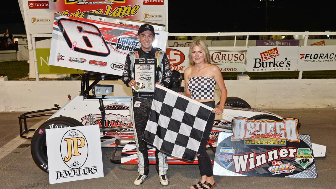 Josh Sokolic Snags Lead with Four Laps to Go to Win Second J&amp;S Paving 350 Super Main of 2024 Season