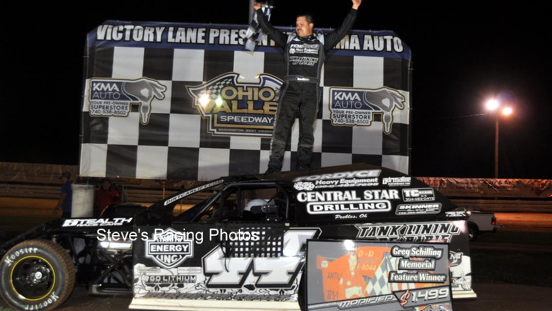 KC Burdette Bags 14th Annual Greg Schilling Memorial; Tyler Carpenter Doubles Up at Ohio Valley Speedway
