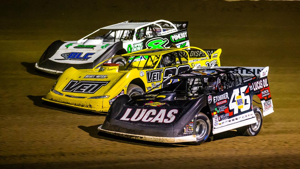 Deer Creek Speedway (Spring Valley, MN) – Lucas Oil Late Model Dirt Series – NAPA Auto Parts Gopher 50 – July 6th-8th, 2023. (Heath Lawson Photo)