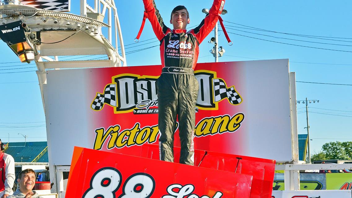 16 year-old Chase Locke Becomes Youngest Supermodified Winner in Oswego Speedway History