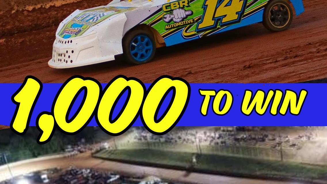 SEHA $1,000 to Win at Winder Barrow Speedway