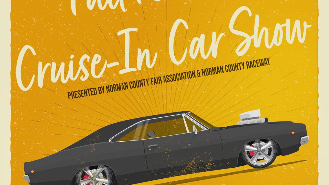 Cruise-In Car Show – Saturday, September 21